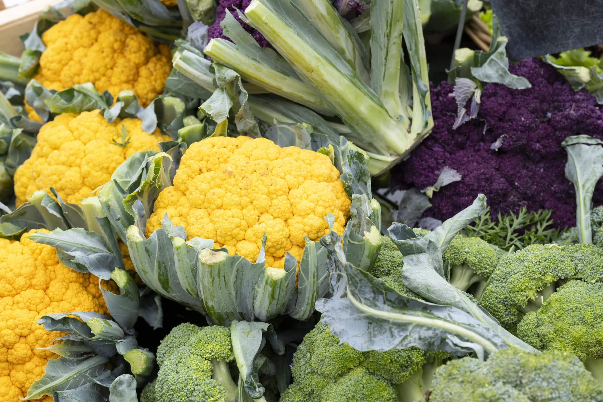 légumes étale marché