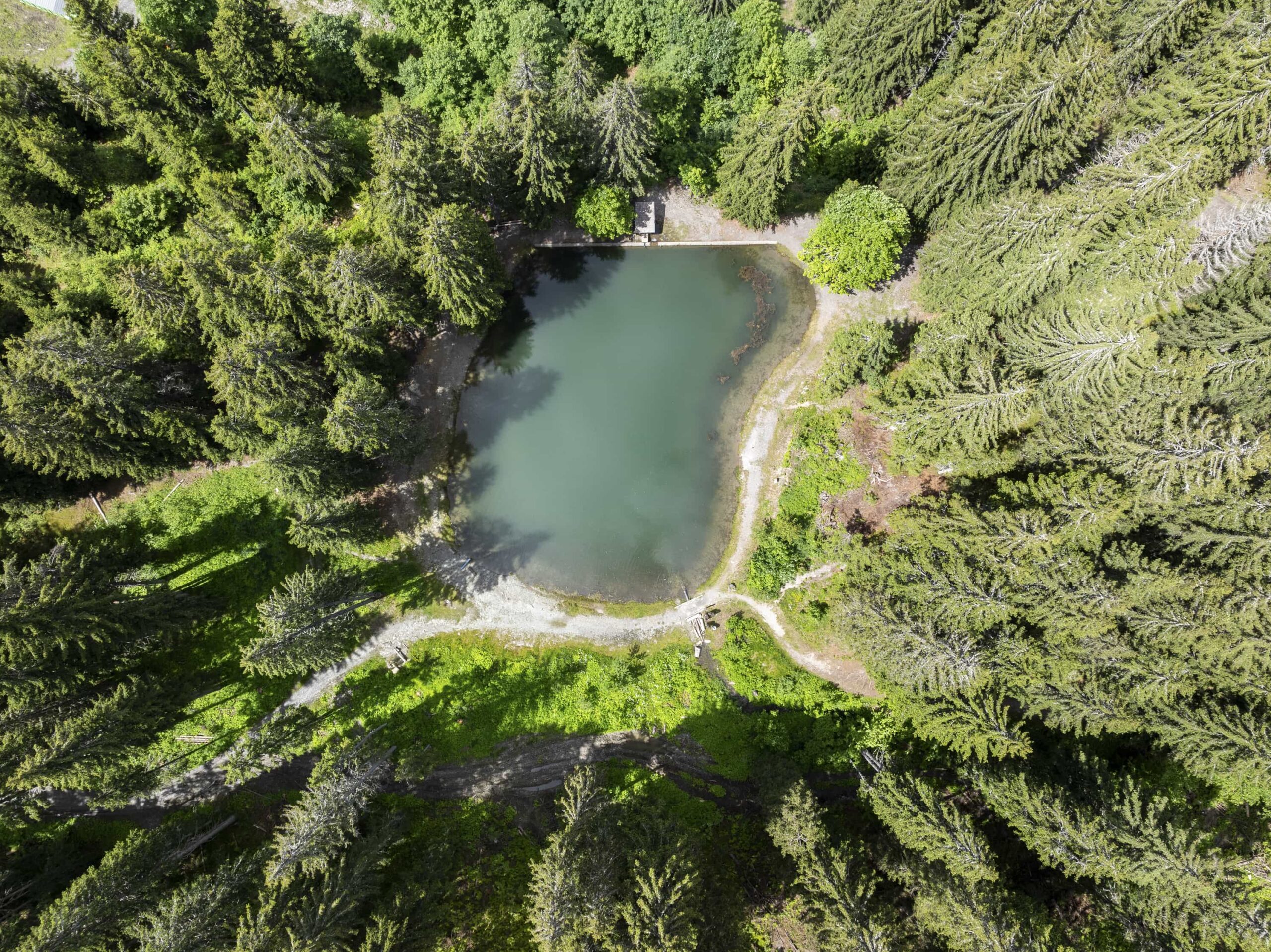 lac montagne espace diamant été automne