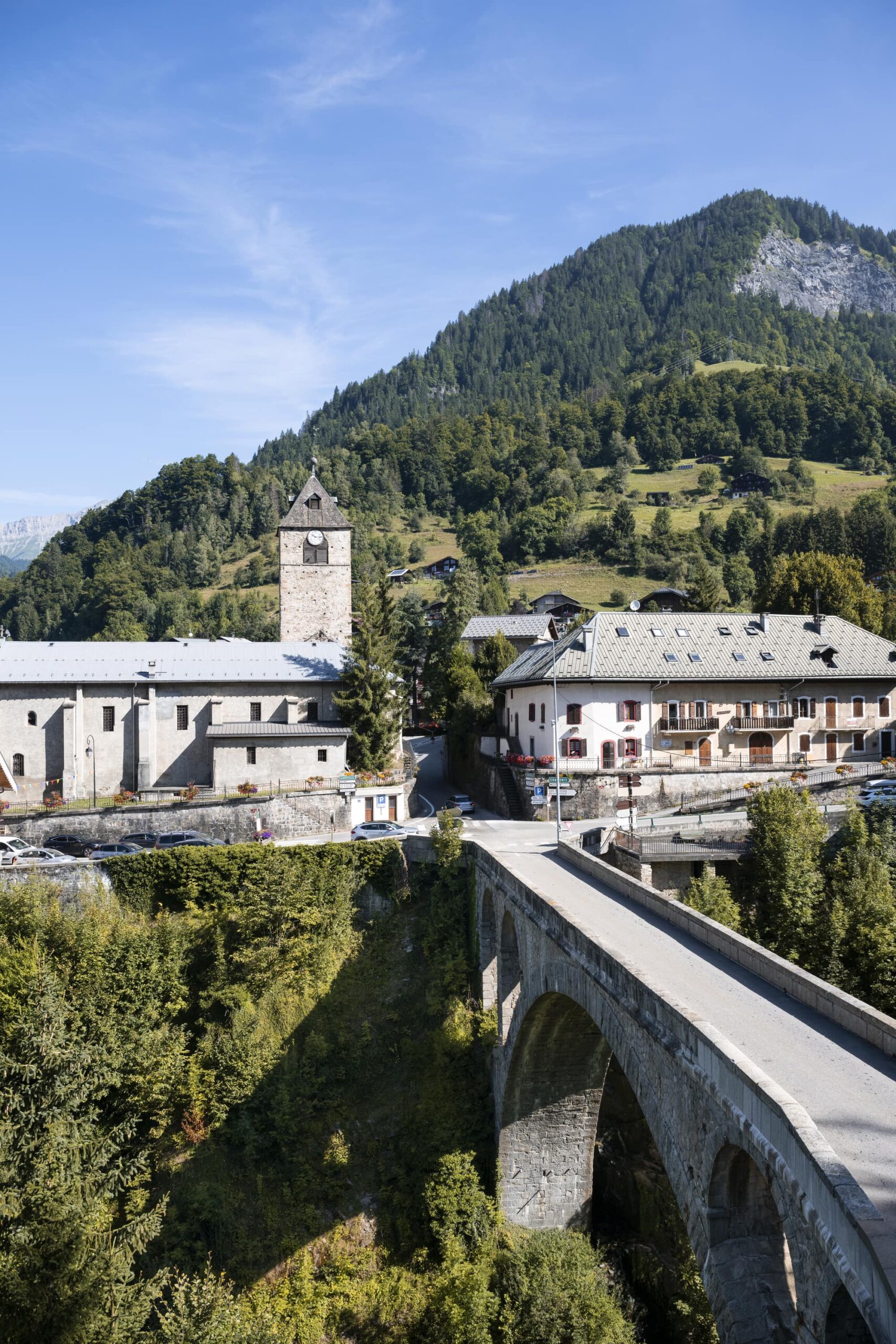 village montagne espace diamant été automne