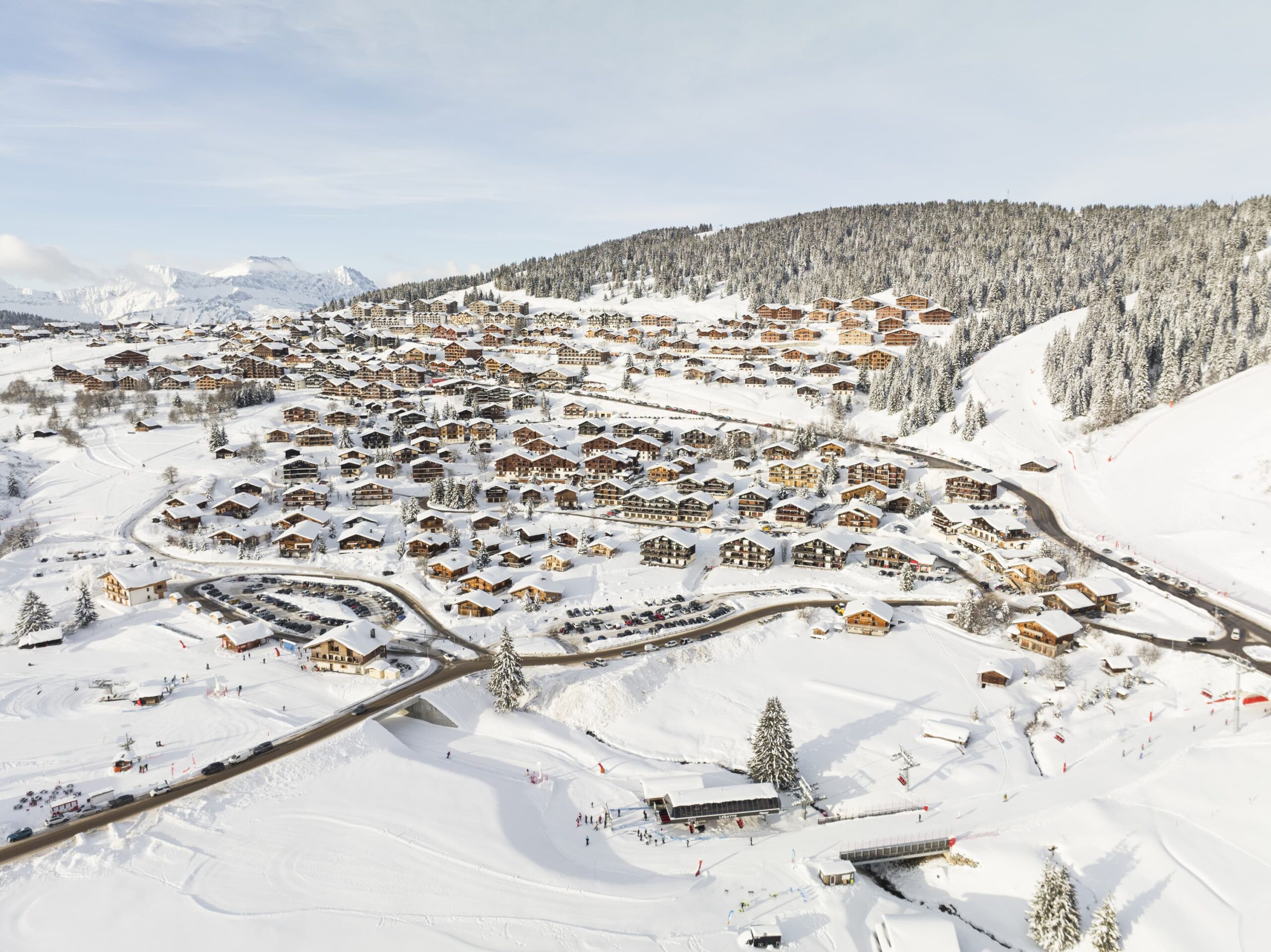 station de ski espace diamant hiver