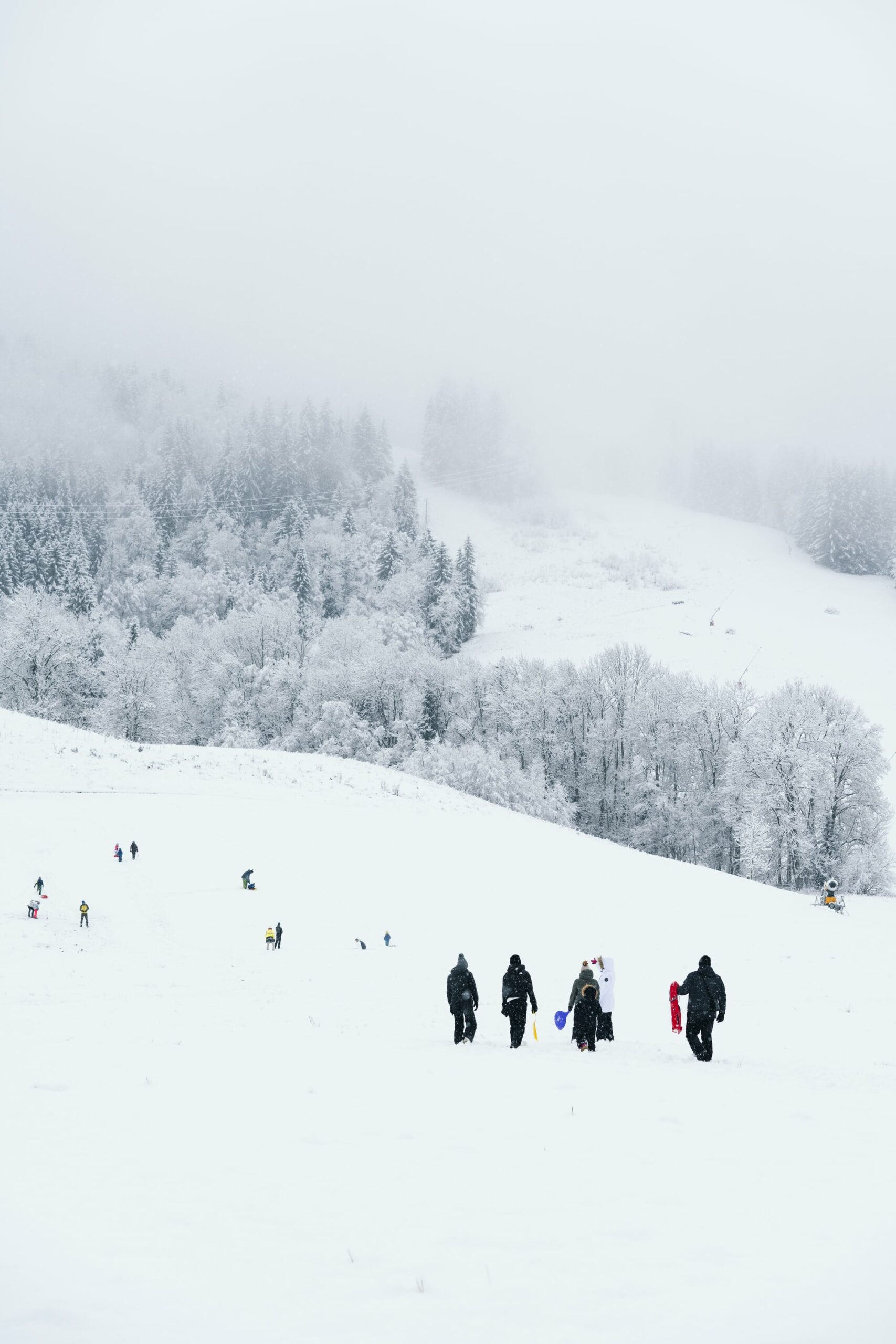 promeneurs et luges espace diamant hiver25