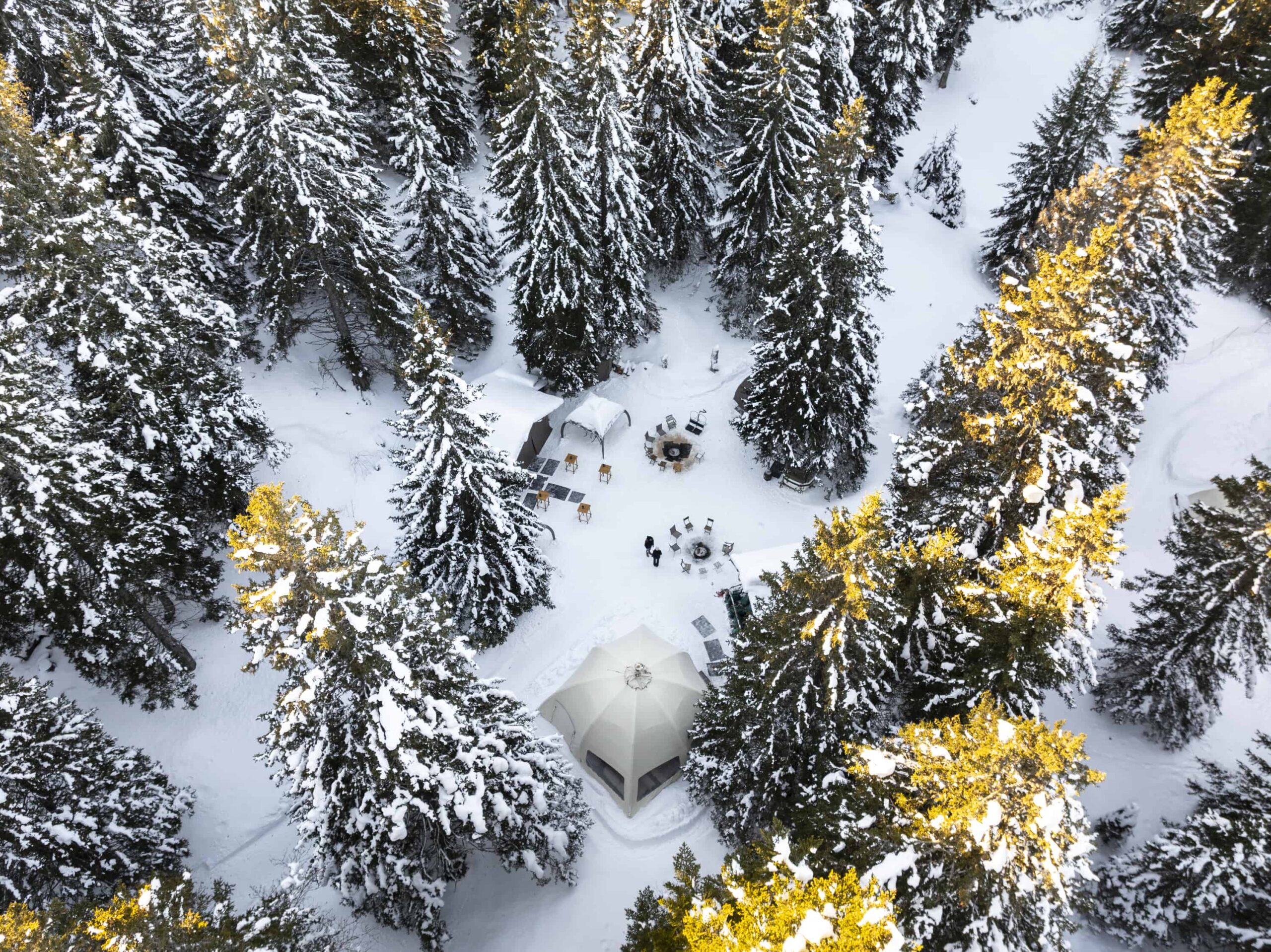 savoie mont blanc hiver camp base